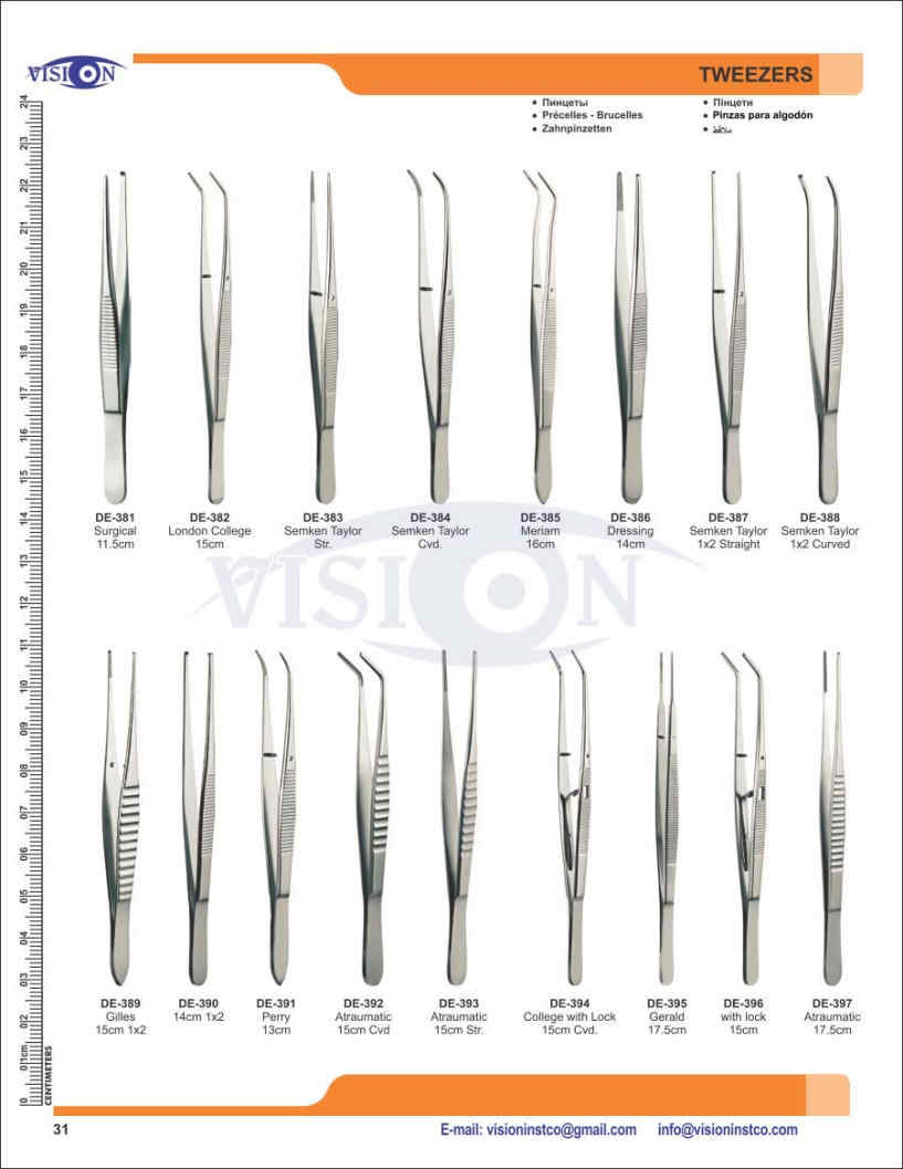 Vision Instruments Company Instruments